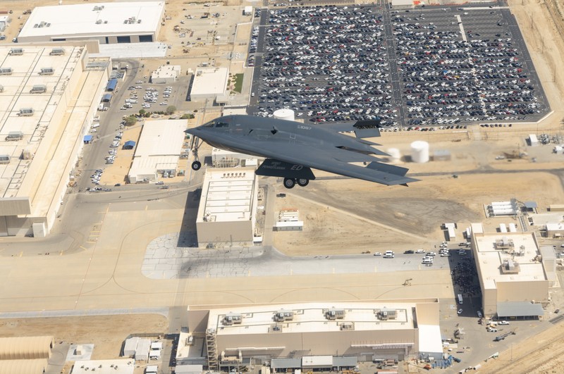 Profil Pesawat pengebom B-2 Amerika Serikat (AS). (U.S. Strategic Command)