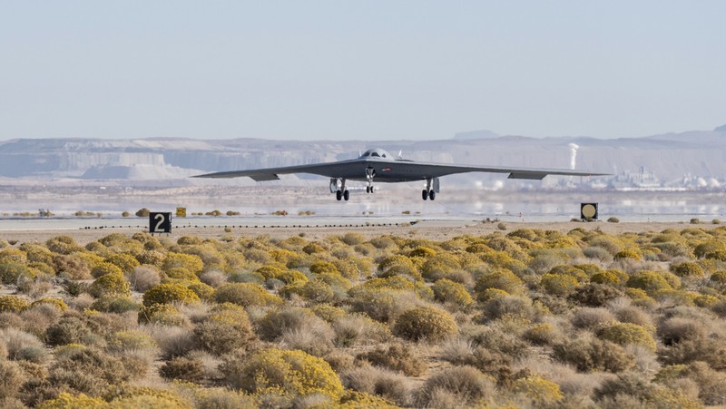 Profil Pesawat pengebom B-2 Amerika Serikat (AS). (U.S. Strategic Command)