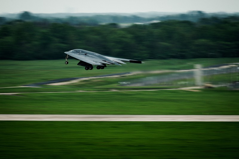 Profil Pesawat pengebom B-2 Amerika Serikat (AS). (U.S. Strategic Command)