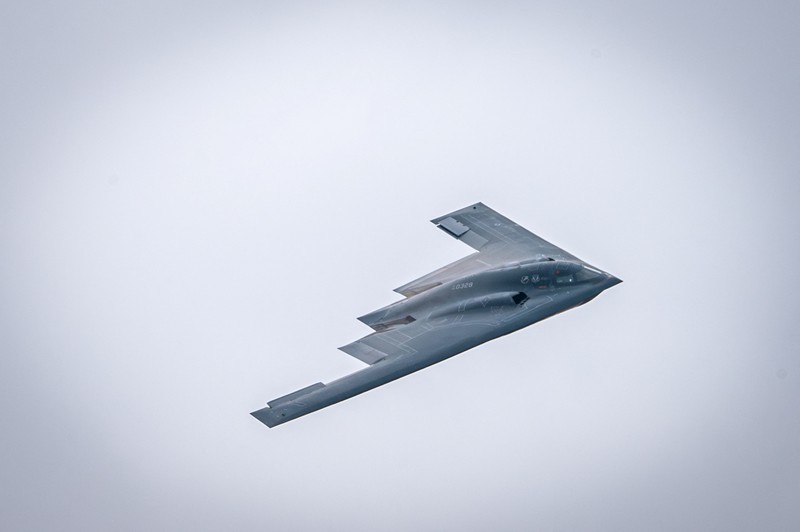 Profil Pesawat pengebom B-2 Amerika Serikat (AS). (U.S. Strategic Command)