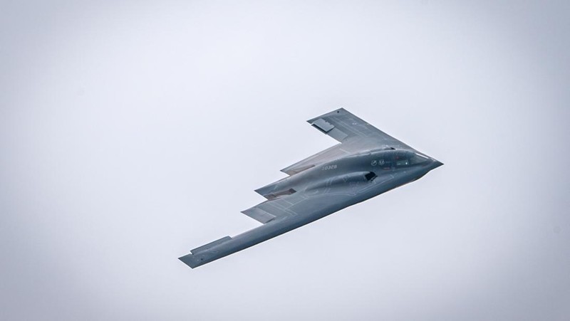 Profil Pesawat pengebom B-2 Amerika Serikat (AS). (U.S. Strategic Command)