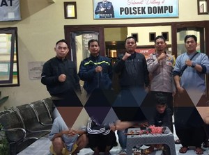 Polisi Gerebek 6 Pemuda di Kos Dompu, Sita Sajam dan Alat Isap Sabu