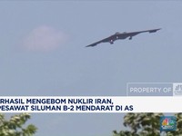 Video: Berhasil Bom Nuklir Iran, 7 Pesawat Siluman B-2 Mendarat di AS