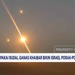 Video: Iran Pakai Rudal Ganas Khaibar, Bikin Israel Porak Poranda