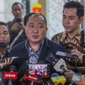 Direktur Utama PT Sri Rejeki Isman Tbk. (2005-2022) atau Sritex, Iwan Kurniawan Lukminto usai menjalani pemeriksaan sebagai saksi di Gedung Pidsus, Kejaksaan Agung (Kejagung), Jakarta, Senin (23/6/2025).(CNBC Indonesia/Faisal Rahman)