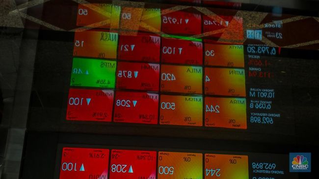 Saham Bank Memerah, IHSG Ditutup Turun 0,54% Hari Ini