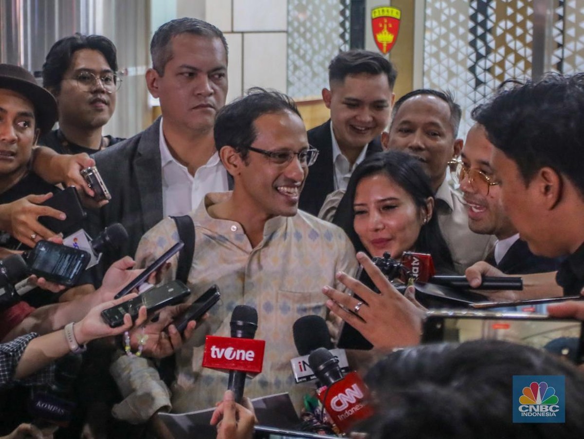 Nadiem Makarim Jalani Pemeriksaan Kasus Dugaan Korupsi Pengadaan Laptop Sekolah