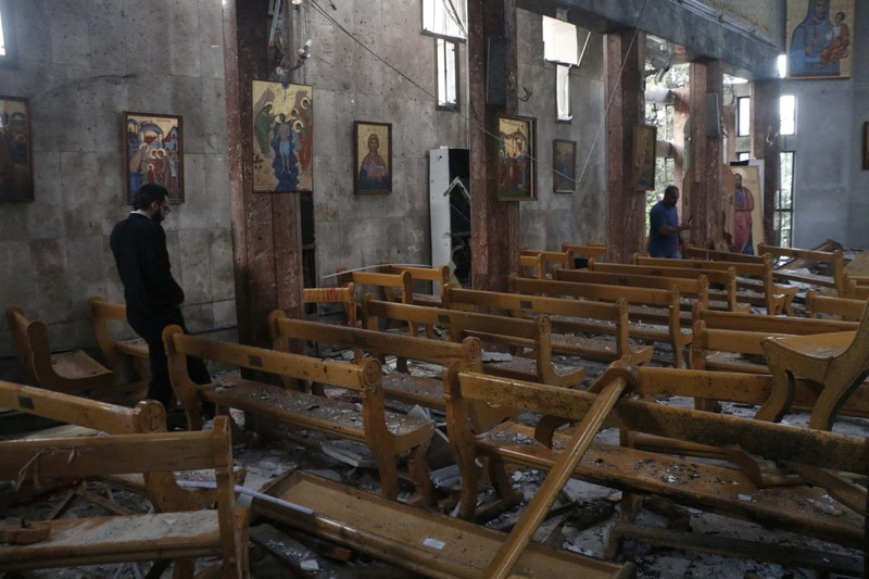 Sebanyak 20 orang tewas dan 52 luka-luka dalam serangan bom bunuh diri di sebuah gereja di Damaskus, Suriah, pada Minggu (22/6/2025). (via REUTERS/The White Helmets)