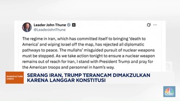 Video: Serang Iran, Trump Terancam Dimakzulkan