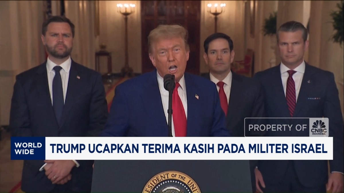 Video: Trump Bilang Terima Kasih Pada Militer Israel, Buat Apa?
