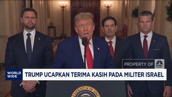 Video: Trump Bilang Terima Kasih Pada Militer Israel, Buat Apa?