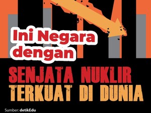 Infografis: 7 Negara dengan Senjata Nuklir Terkuat di Dunia