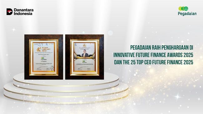 Terus Inovasi dan Perluas Akses, Pegadaian Sabet Dua Penghargaan Ini