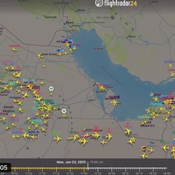 Perang Rudal Iran-AS Menggila, Langit Timur Tengah Mendadak Kosong