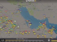 Perang Rudal Iran-AS Menggila, Langit Timur Tengah Mendadak Kosong