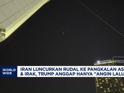 Video: Panas! Iran Luncurkan Rudal Ke Pangkalan AS di Qatar & Irak