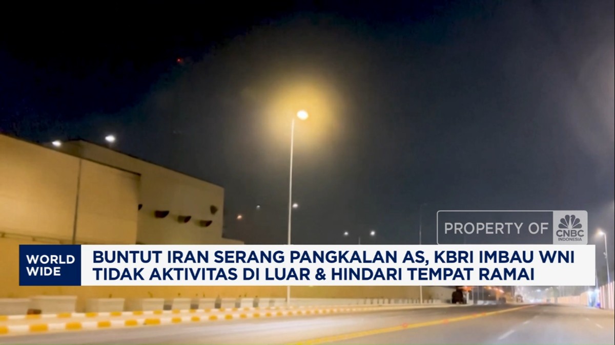 Video: Iran Serang Pangkalan AS, KBRI Imbau WNI di Bahrain Waspada