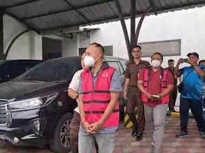 5 Tersangka Korupsi Kapal Majapahit Kota Mojokerto Ditahan