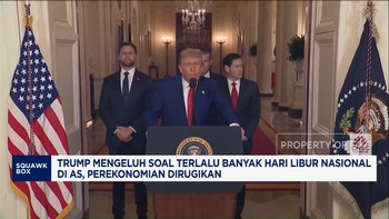 Video: Trump Sebut Ekonomi AS Dirugikan Karena Banyak Hari Libur