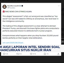 Video: AS Ogah Akui Laporan Intel Soal Gagal Hancurkan Nuklir Iran