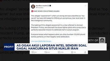 Video: AS Ogah Akui Laporan Intel Soal Gagal Hancurkan Nuklir Iran