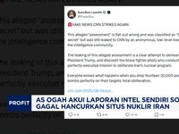 Video: AS Ogah Akui Laporan Intel Soal Gagal Hancurkan Nuklir Iran