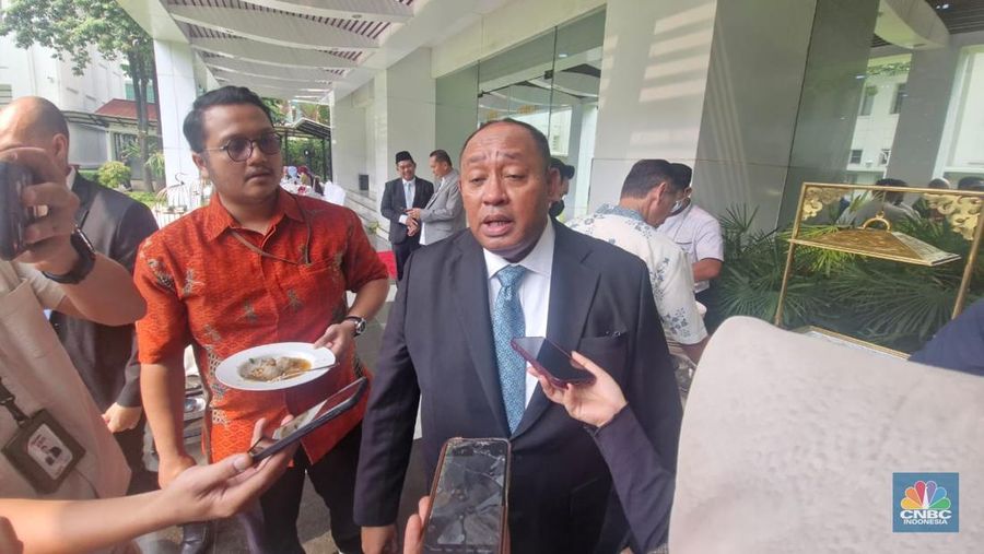 Dirjen Gakkum Kementerian ESDM, Rilke Jeffri Huwae. (CNBC Indonesia/Verda Nano Setiawan)