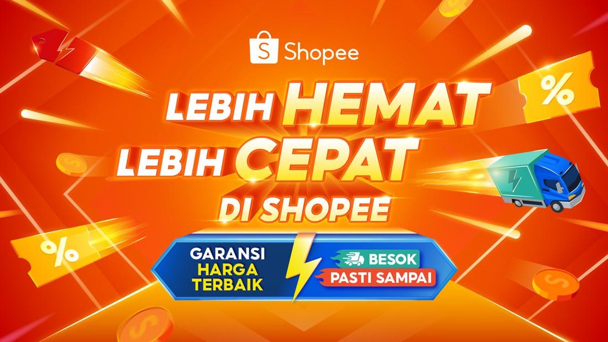 Shopee Gebrak! Belanja Hemat Kilat, Dompet Makin Bersahabat.