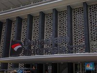 Gedung Danantara Jakarta. (CNBC Indonesia/Faisal Rahman)