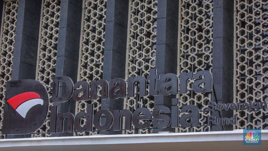 Gedung Danantara Jakarta. (CNBC Indonesia/Faisal Rahman)