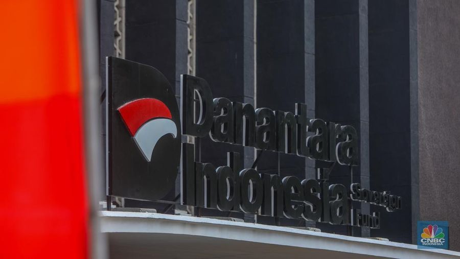 Gedung Danantara Jakarta. (CNBC Indonesia/Faisal Rahman)
