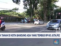 Video: Harga Tanah di Kota Bandung Tembus Rp 60 Juta/m2
