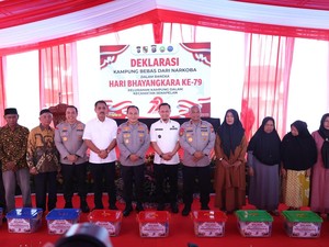 Warga di Kampung Dalam Senapelan Riau Deklarasi Bebas dari Narkoba