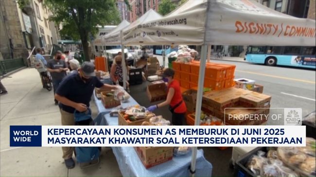 Video: Bukti Kepercayaan Konsumen AS Memburuk di Juni 2025