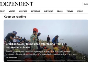 Turis Brasil Tewas di Rinjani, Media Asing Soroti Penanganan Keselamatan