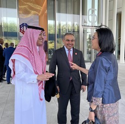 Sri Mulyani Bertemu Menkeu Arab di China, Bahas Perang & Dampaknya