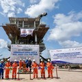 PHE ONWJ Lepas Anjungan Baru Ramah Lingkungan ke Pesisir Laut Jawa