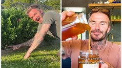 Pesona David Beckham Saat Panen Wortel hingga Jadi Peternak Lebah