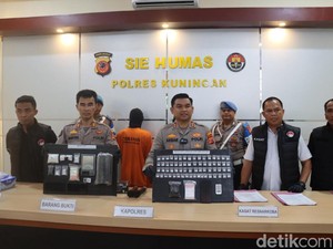 2 Pengedar Narkoba di Kuningan Ditangkap, 181,25 Gram Sabu Disita