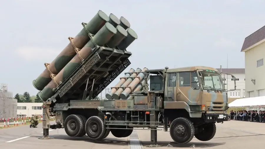 Type-88 missile milik Jepang. (Dok. Telegram Channel 軍事日本 ❁ via armyrecognition)