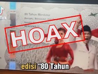 Hoax! BI Tegaskan Uang Rupiah Edisi 80 Tahun Kemerdekaan RI Palsu