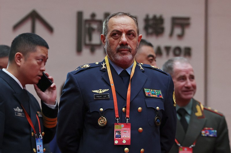 CHINA-SCO/DEFENCE Menteri Pertahanan Tiongkok Dong Jun dan mitranya menghadiri Pertemuan Menteri Pertahanan Organisasi Kerjasama Shanghai (SCO) di Qingdao, provinsi Shandong, Tiongkok pada 26 Juni 2025. REUTERS/Florence Lo
