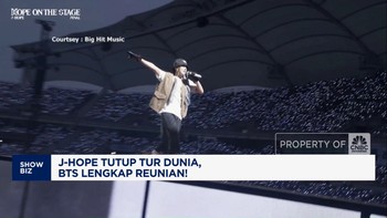 Video: J-Hope Tutup Tur Dunia, BTS Lengkap Reunian!