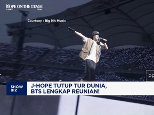 Video: J-Hope Tutup Tur Dunia, BTS Lengkap Reunian!