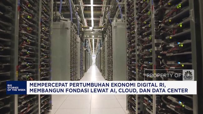 Video: Dorong Ekonomi Digital RI Lewat AI, Cloud dan Data Center