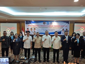 Cegah Penyebaran Paham Radikalisme, BNPT Kukuhkan Pengurus FKPT Manado