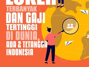Infografis: 10 Negara dengan Loker Terbanyak dan Gaji Tertinggi di Dunia