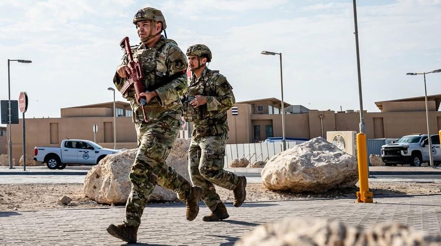 Pangkalan Udara AS Al Udeid Air Base di Qatar. (Instagram/aludeidairbase)