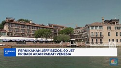 Video: Pernikahan Jeff Bezos, 90 Jet Pribadi Akan Padati Venesia