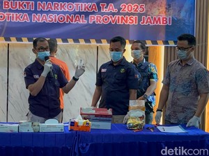 BNNP Jambi Musnahkan 2 Kg Sabu yang Diduga Dikendalikan Napi Lapas